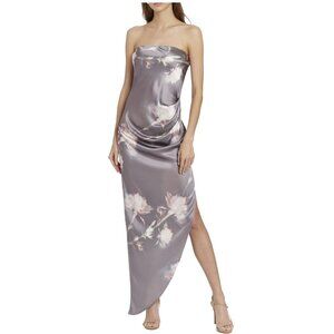 Amanda Uprichard Janae Floral Bandeau Maxi Dress New Medium New